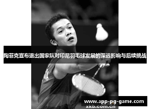 陶菲克宣布退出国家队对印尼羽毛球发展的深远影响与后续挑战 陶菲克宣布退出国家队对印尼羽毛球发展的深远影响与后续挑战